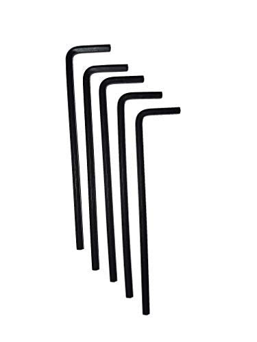 Eklind Tool 15616 8mm Long Hex-L Key Allen Wrench, Pack of 5