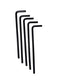 Eklind Tool 15616 8mm Long Hex-L Key Allen Wrench, Pack of 5