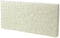 Commercial Light Duty Scrub Pad, 4.625" x 10", White, Pack of 5