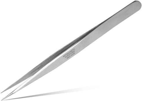 Vetus ST-12 Tweezer, Non-magnetic Stainless Steel Pointed Tip