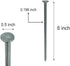 Metal Nails; 6-Inch 36 Pcs Landscape Anchoring Spikes for Paver, Weed Barriers, Turf, House Construction, Carpentry Nail, Tent, Anchoring Stakes (36-6in) by COBARYEN