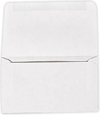 LUXPaper #6 3/4 Remittance Envelopes, Bright White, 3 5/8" x 6 1/2", 50 Qty, 24lb. Text