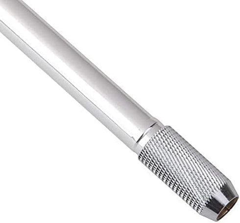 BWESOO Silver Pencil Extenders, Dual Head Adjustable Metal Handle Pen Holder for School Office Desk Supplies