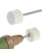 60 4 1/8'' Luo ke Pcs Wool Felt Polishing Pads Quickly Changed Wool Buffing Wheel with Pcs Shank Fits for Dremel Rotary