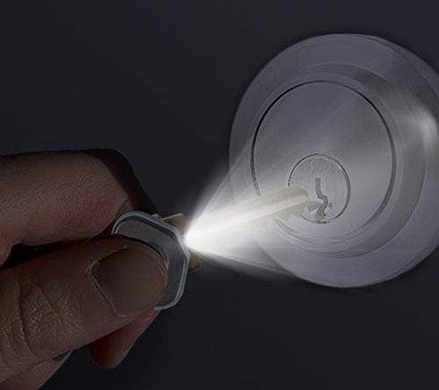 (90701), Lucky Line Smallest LED Thumb Light for Keys, Screwdrivers, Measuring Tape, Cabinets, Pet Leashes & More