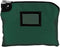 BankSupplies Laminated Nylon Locking Deposit Bags, Forest Green, 15W x 11H, Heavy-Duty Security Cash Bag