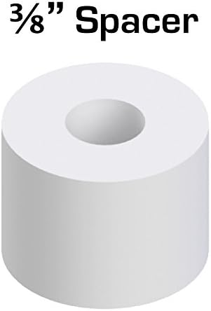 Nylon Spacer 3/8" Thick, 1/2" OD 0.194" ID, 50 Pack for VEX Robotics