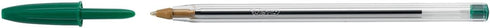 Bic Cristal Original Ballpoint Pens, Medium Point (1.0 mm), Blue, Box of 50 Every-Day Writing Pens with Clear Barrel