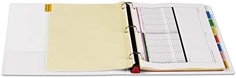 Universal UNV30722 1.5 in. Capacity 3 Rings Deluxe Easy-to-Open D-Ring View Binder - White