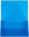 Lion File-N-Tote Plastic Document File, 1 File, 13 x 9-7/8 Inches, 1 Inch Capacity, Translucent Blue (45100F-BL)