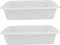ULTECHNOVO 2pcs Deep Plastic Lab Tray, 9.2"x6.9"x2.7" Acid & Alkali Resistant Spill