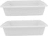 ULTECHNOVO 2pcs Deep Plastic Lab Tray, 9.2"x6.9"x2.7" Acid & Alkali Resistant Spill
