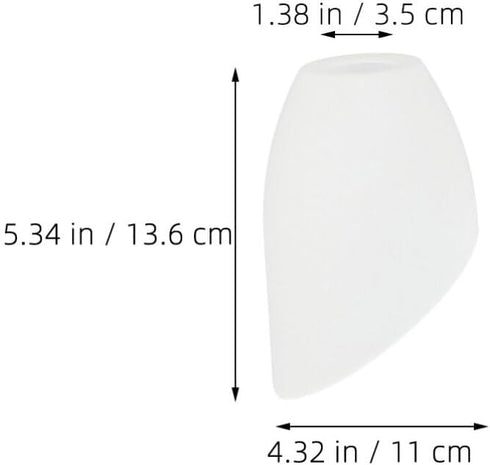 3pcs Luxshiny Horseshoe Lamp Shade Easy to Install Plastic Light Cover for Table and Floor Lamps Warm and Gentle
