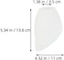 3pcs Luxshiny Horseshoe Lamp Shade Easy to Install Plastic Light Cover for Table and Floor Lamps Warm and Gentle