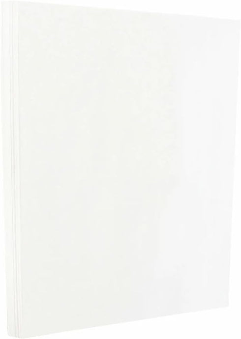 LUXPaper 8.5" x 11" Paper | Letter Size | Glossy White | 65lb. Text | 50 Qty