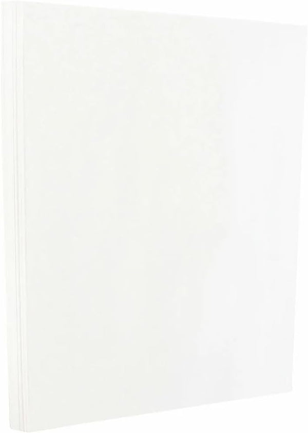 LUXPaper 8.5" x 11" Paper | Letter Size | Glossy White | 65lb. Text | 50 Qty
