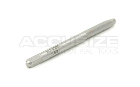 Accusize Industrial Tools 10 Pc 2 Flute H.S.S. Spiral Point Taps, 6-32Nc, A.N.S.I. Standard, Ground, Spt-6-32x10
