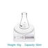 StonyLab 2-Pack Glass 50ml Heavy Wall Erlenmeyer Flasks - Narrow Mouth with Heavy Duty Rim