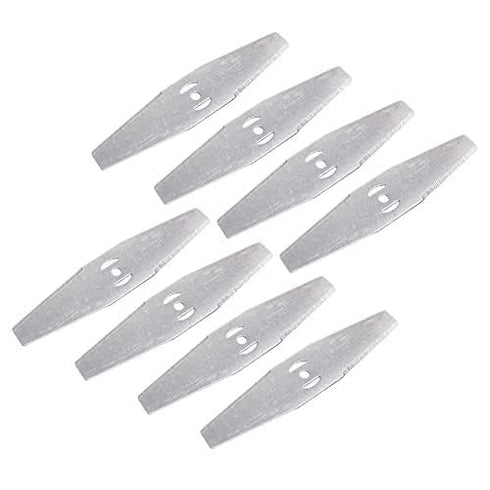 1Pc Silver Metal Lawn Mower Saw Blade Head Replacement Parts, Universal Craftsman String Trimmer Attachments