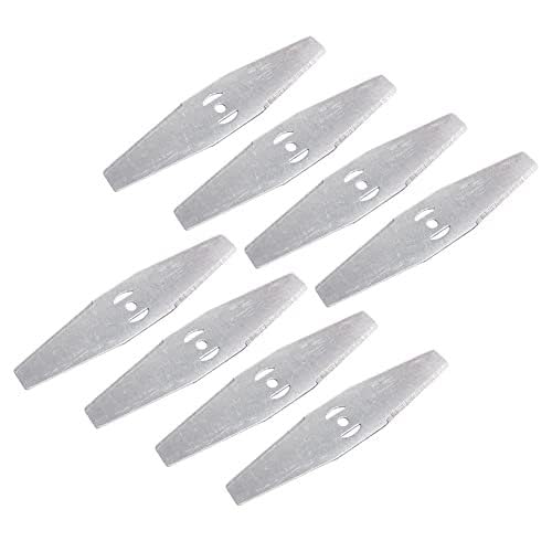 1Pc Silver Metal Lawn Mower Saw Blade Head Replacement Parts, Universal Craftsman String Trimmer Attachments