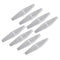 1Pc Silver Metal Lawn Mower Saw Blade Head Replacement Parts, Universal Craftsman String Trimmer Attachments