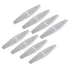 1Pc Silver Metal Lawn Mower Saw Blade Head Replacement Parts, Universal Craftsman String Trimmer Attachments
