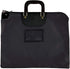 BankSupplies HIPAA Locking Courier Bags with Handles & Card Holder, Black, 19W x 15H, Durable Laminated Nylon Fabric
