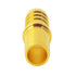 Brass 3/16" Hose Barb Splicer Mender, Equal Barbed Coupler Round Union Adapter (Pack of 2)