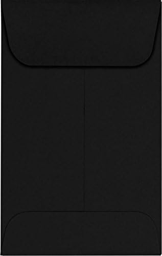 LUXPaper #1 Coin Envelopes, Midnight Black, 250 Qty