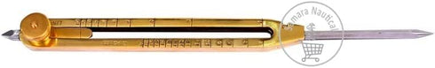 Humaira Nautical Brass Drafting Tool Proportional Divider 12 inch Scientific Instrument with Leather Cover