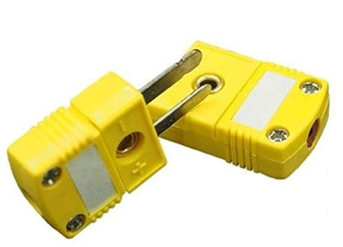 10pc Mini K-Type Thermocouple Wire Connector - Male Plug
