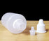 HLLMX 8 PCS Empty Plastic Squeezable Dropper Bottle, 5ML Container with Screw Cap for Essential Oil