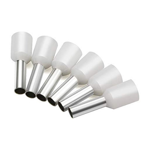 XHF 1000 PCS AWG 24/0.34mm² Wire Ferrules, Insulated Copper Crimp Connectors, Crimp Pin Cord End Terminals