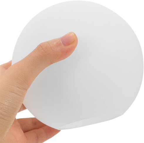 7-Inch Cabilock Globe Lamp Cover Diameter White Plastic Dome Light Replacement for Floor and Hanging Lamps Compatible