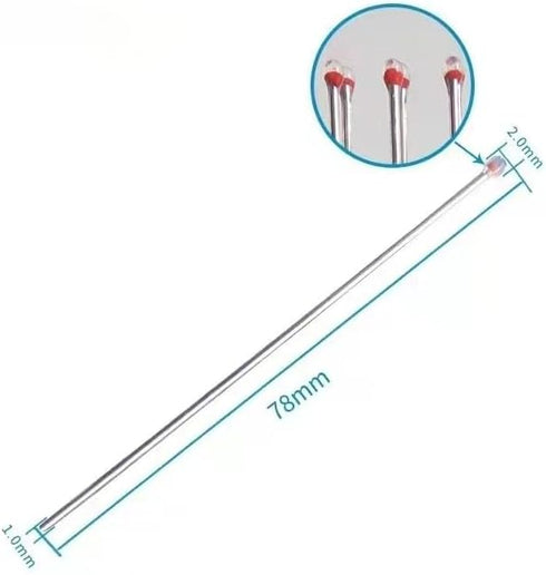 ESD Professional Stainless Steel Gel Swab Sticks for Cleaning Camera Lenses, Sensors, PCB, SMT Electronics
