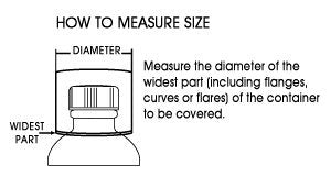 Shrink WRAP Bands, Shrinkband Tamper Heat Cellophane Seal 200 pcs Bands (1 1/2" - 1 3/4" Diameter)