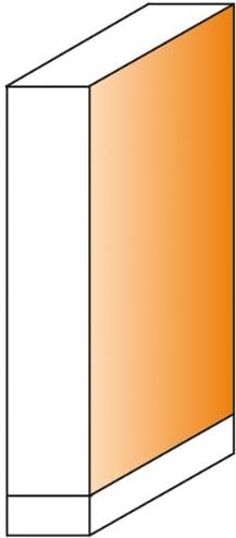CMT 806.627.11 Flush Trim bit, 1/2-Inch Shank, 1-Inch Cutting Length, Carbide-Tipped,Orange