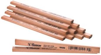 C.H. Hanson Carpenter Pencil 1/2 "X1/4 "X7 " Long Hard Lead24 by Hanson, C H Company