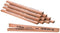 C.H. Hanson Carpenter Pencil 1/2 "X1/4 "X7 " Long Hard Lead24 by Hanson, C H Company