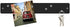 Three by Three Seattle 14 x 2.5 Inch Metal Mini Strip Magnetic Bulletin Board - 3 Pack, Black