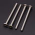 M6 x 75mm Hex Socket Flat Head Screws (15 Pack), 304 Stainless Steel 18/8, Full Thread Machine Screws for DIY,