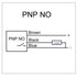 SN04-P PNP NO Inductive Proximity Sensor Normally Open Detection Switch with SN Bracket (Blue, 2 Pack)