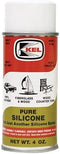 Warren Distribution KEL57555 Pure Silicone Lubricant (4OZ) (Non-Carb Compliant)