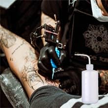 Yuelong Plastic Squeeze Bottle - 2Pcs Safety Wash Bottle 500ml & 250ml for Medical Tattoo Supplies