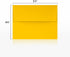 LUXPaper A2 Invitation Envelopes | Peel & Press | Sunflower Yellow | 4 3/8" x 5 3/4" | 80lb. Text | 50 Qty