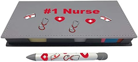 Greeting Pen #1 Nurse Desk Set with Sticky Notes and Pen (1603)