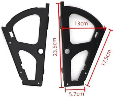 Chiffonade 2pcs Stainless Steel Shoe Cabinet Hinges with Turning Rack - Black Replacement Fittings for Drawer Flip