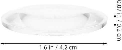 3D Set 6 Double Convex Lens Magnifying Glass of Optical Lenses for Science Education Physics Experiments and Teaching