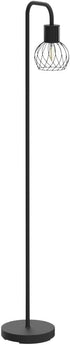 6W Bulb, Industrial Floor Lamp, LED Standing Lamp Modern with LED Foot Switch, Metal Tall Lamps for Living Room