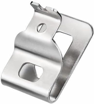 N268241 N086039 Stainless Steel Belt Clips for Dewalt 20V Power Tools, Includes Screws and Tool Hooks (4-pack)